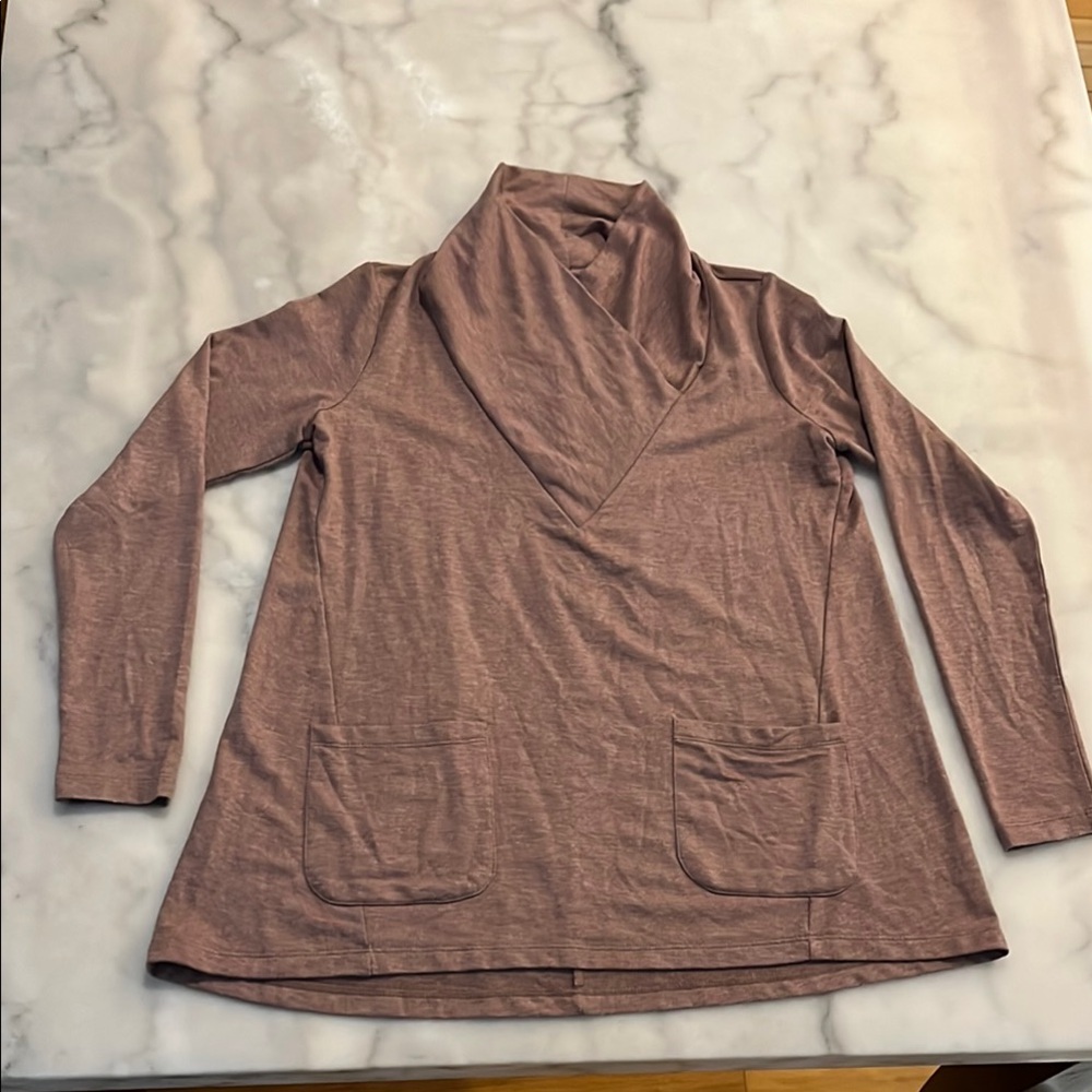 🎈Logo Lounge Mauve Cowl Neck Sweater🎁Fill a Box for $20 up to 5lbs Sale 📦